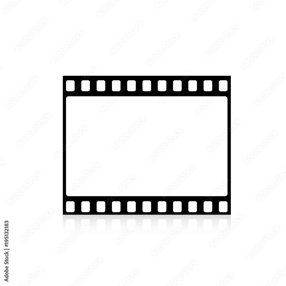 Klisza filmowa na białym tle ilustracja wektorowa Klisza filmowa na białym tle ilustracja wektorowa