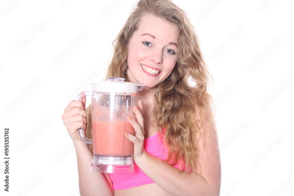 Caucasian healthy woman Caucasian healthy woman