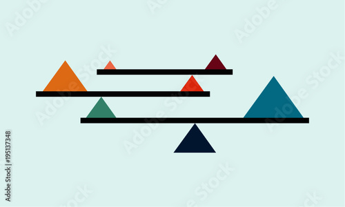Balance concept. vector illustration. eps10.