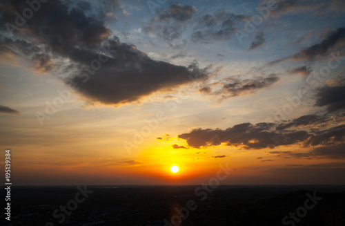 beautiful and heavenly sunrise photo