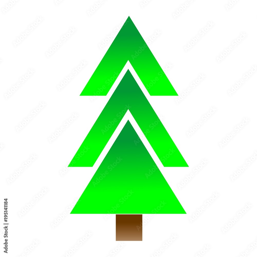 fir-tree, nature and garden icon fir-tree, nature and garden icon
