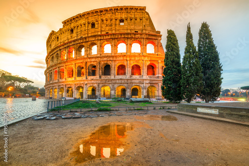 Rome  Coliseum. Italy.