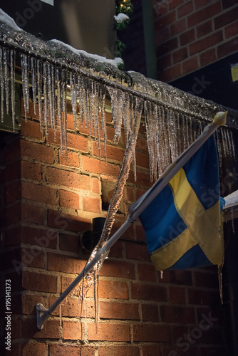 Frozen flag