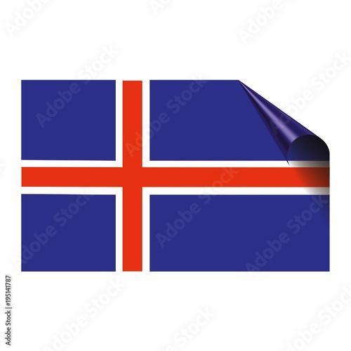 national, flag, country and iceland flag icon
