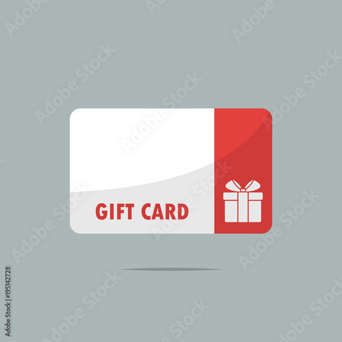 Gift card vector