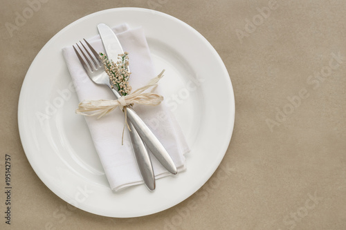 Spring table setting