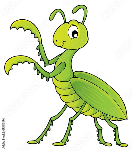 Praying mantis theme image 1