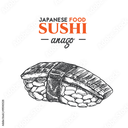 Anago sushi.