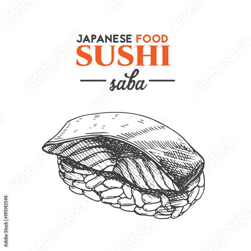 Saba sushi.