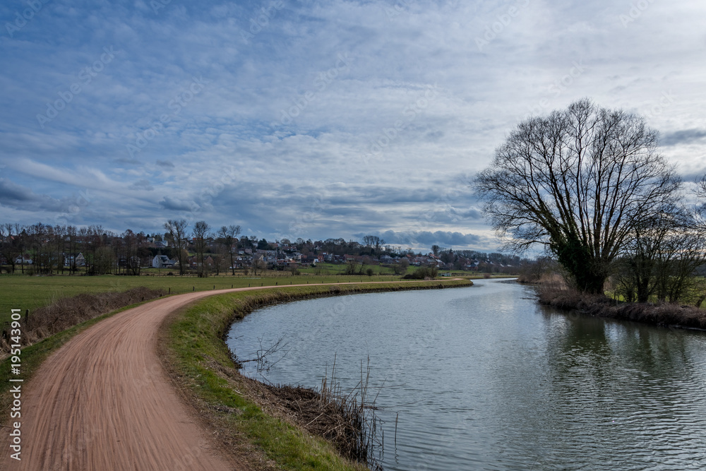 Sight along the Dender, Belgium Sight along the Dender, Belgium