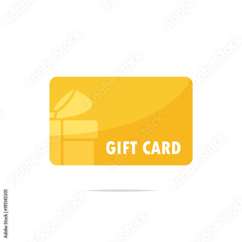 Gift card vector