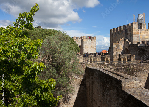 Lisbon Portugal Castelo de S. Jorge Castle photo