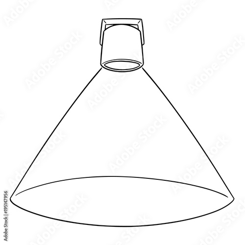 vector of spotlight