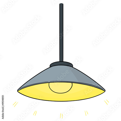 vector of ceiling lamp