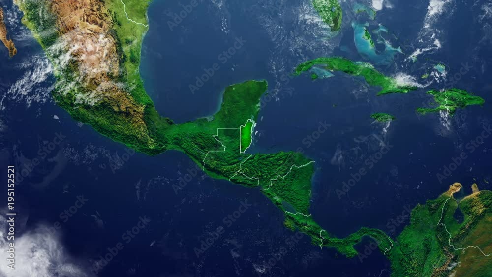 BELIZE MAP