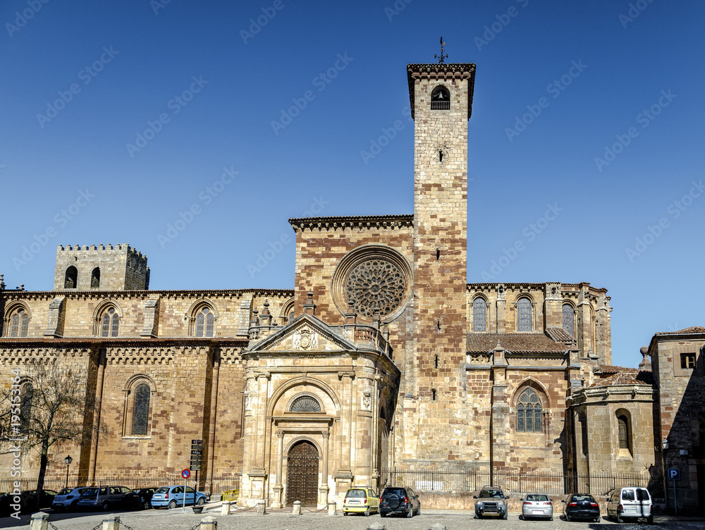 St Mary Cathedral in Siguenza Guadalajara Spain.
