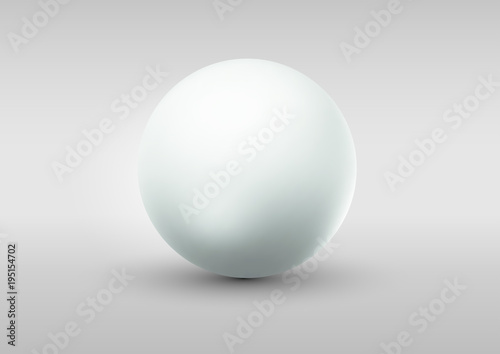 Blank gray sphere