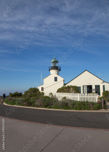 Lighthouse at Point Loma in California, USA