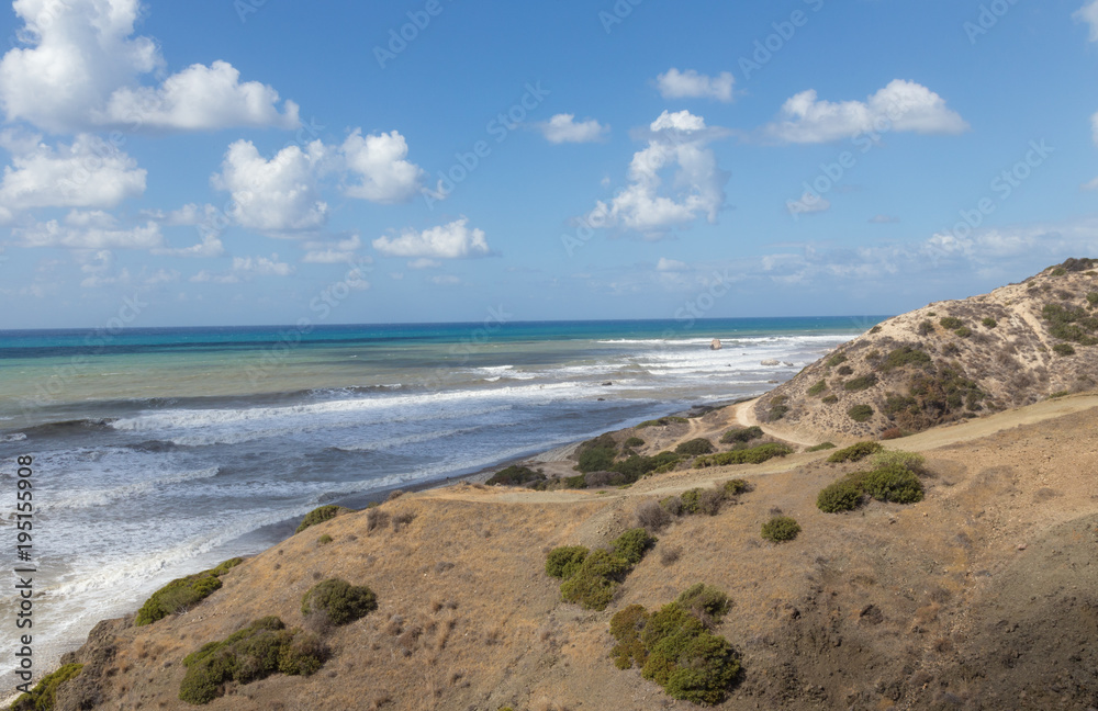 Cyprus coast line near Kouklia