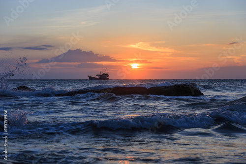 Boat in the sea