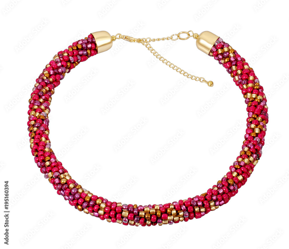 Fancy red pearls bracelet for fabulous looks Fancy red pearls bracelet for fabulous looks