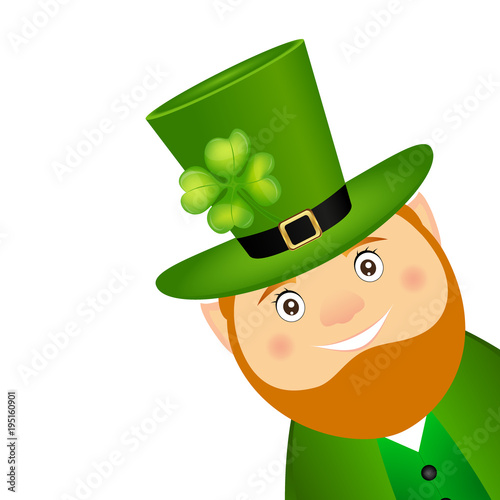 Funny leprechaun for St. Patrick Day