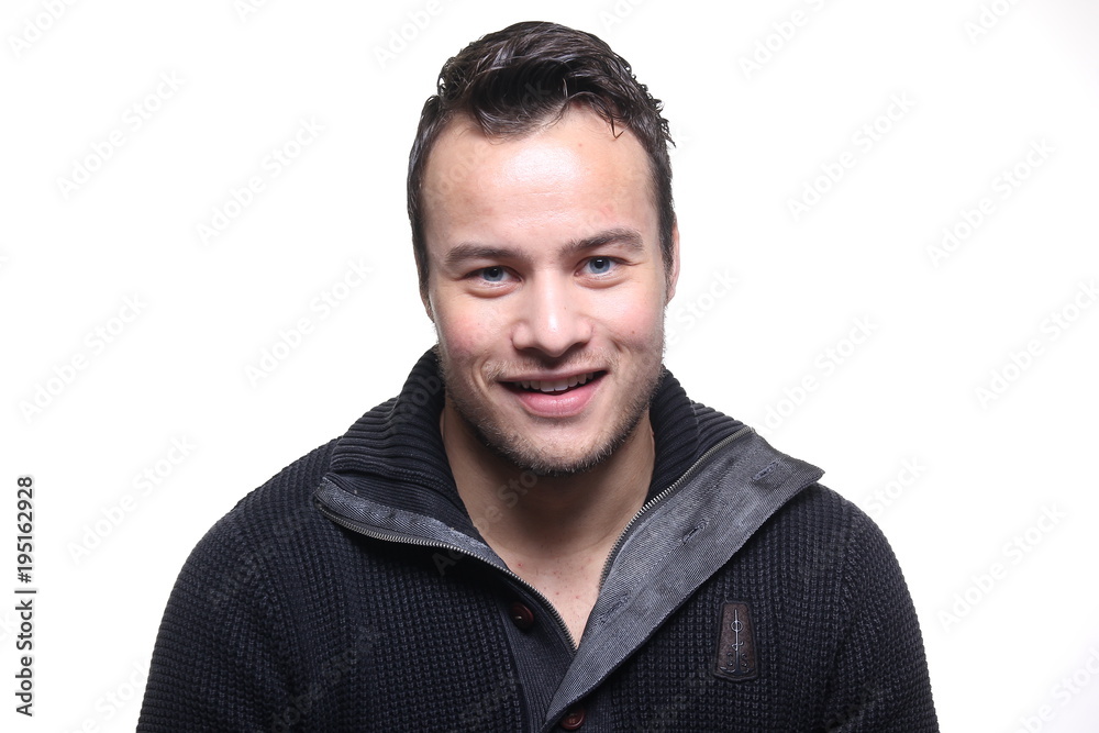 Caucasian man Caucasian man