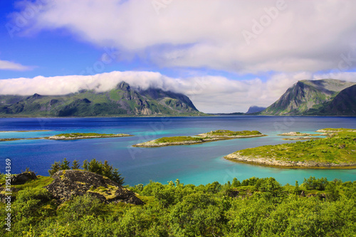 The beauty of the untouched seashore, Norway