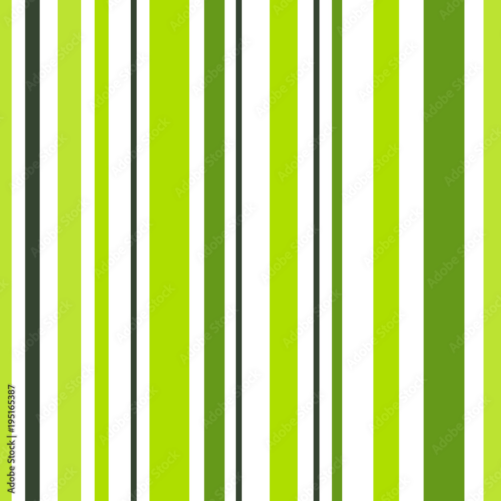 Seamless pattern stripe green tone colors. Vertical pattern stripe abstract background vector illustration