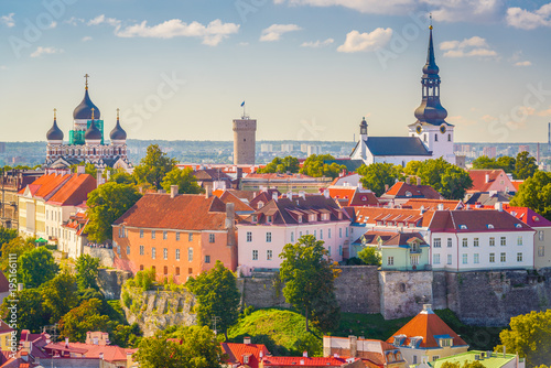 Tallinn, Estonia Historic Skyline