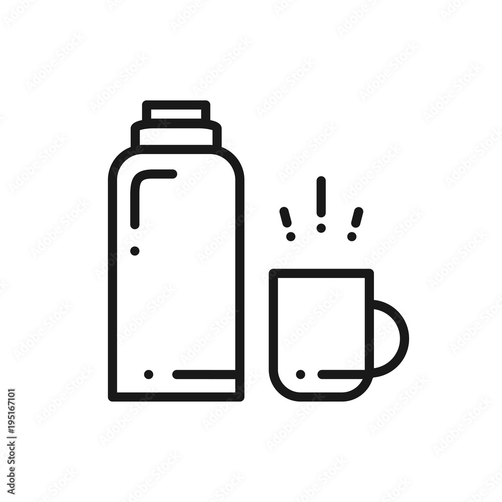 Thermos icon., Stock vector