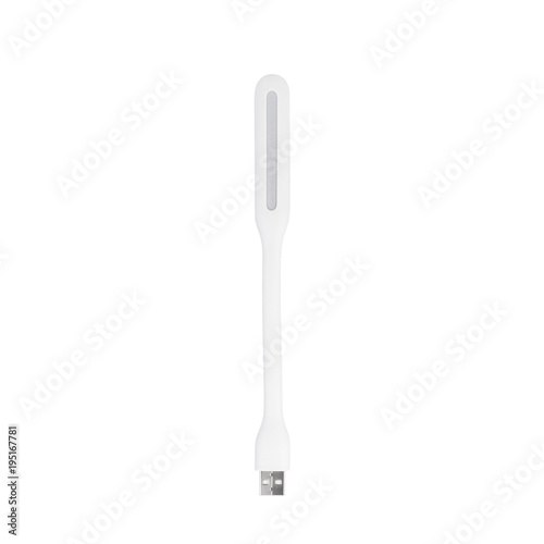 USB led lamp isolated on white