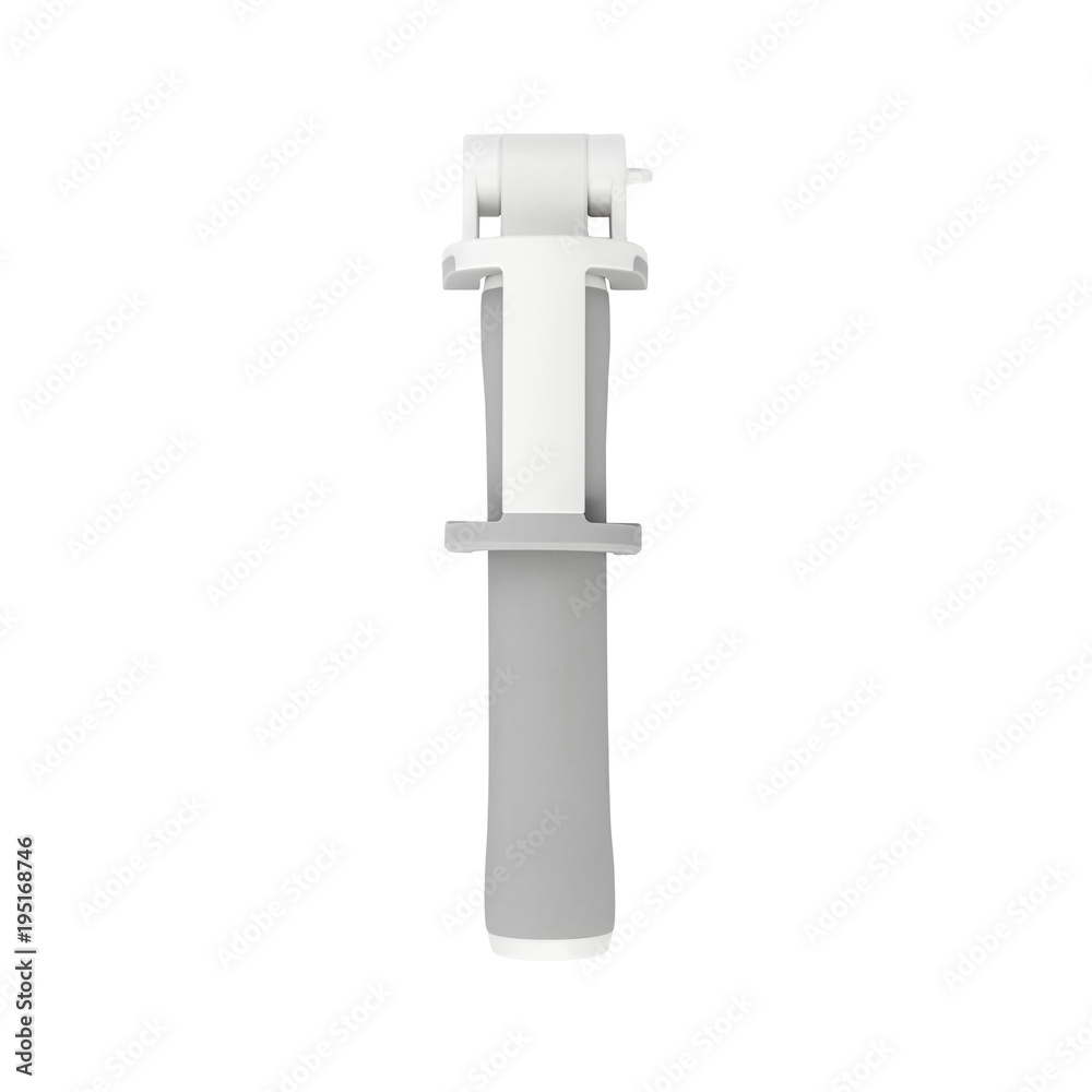 Selfie stick isolated on white