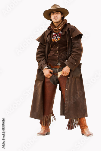 Obraz na płótnie cowboy w salonie