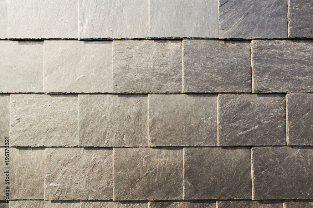 Naklejka premium Abstract Detail of Old Slate Roof Tiles