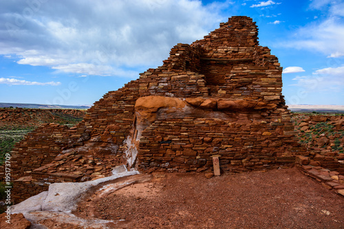 Ancient ruins. Wupatki National Monument in Arizona