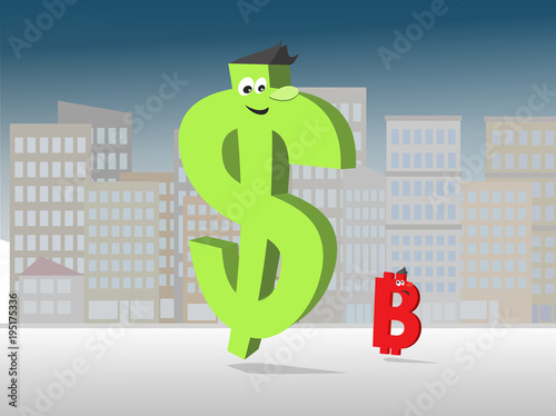 Strong dollar with cryptocurrencies