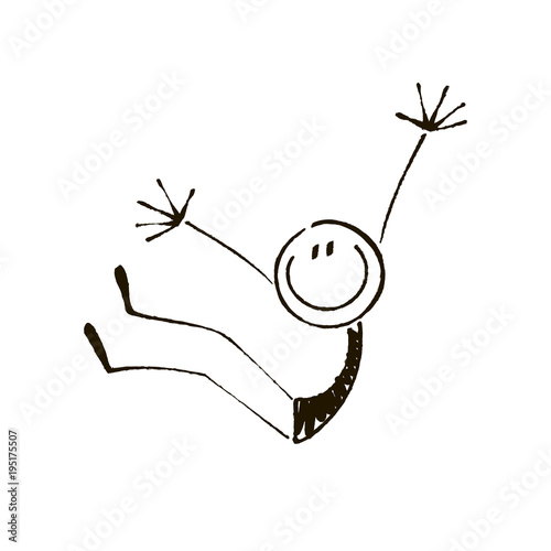 Happy stick figure 2