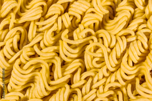 Texture of the instant noodles for the background