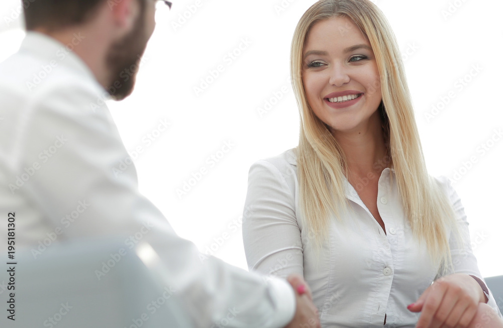 handshake business people in the office handshake business people in the office