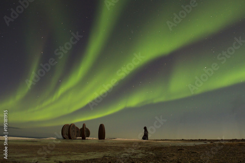 Fototapeta Naklejka Na Ścianę i Meble -  Aurora Borealis Nordkapp