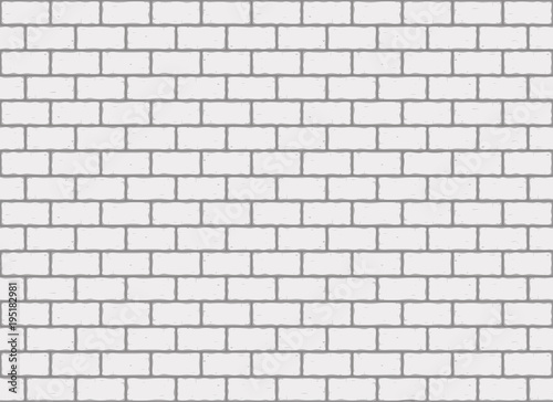 White brick wall seamless pattern
