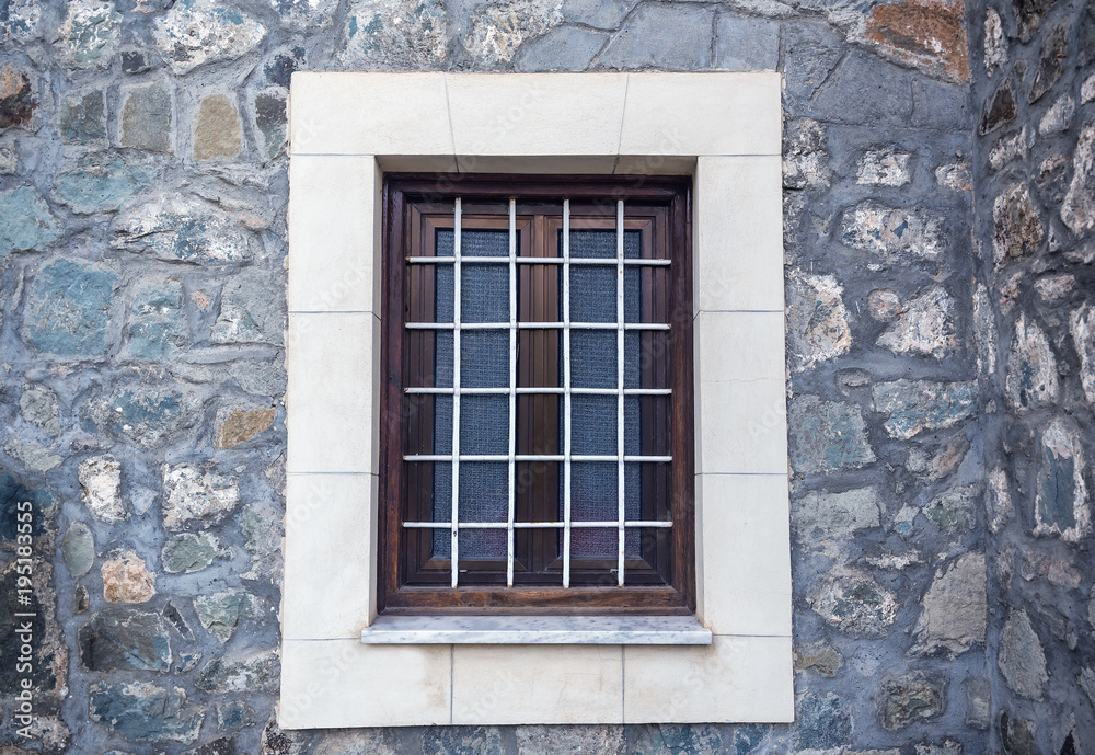 Fototapeta premium window with lattice texture