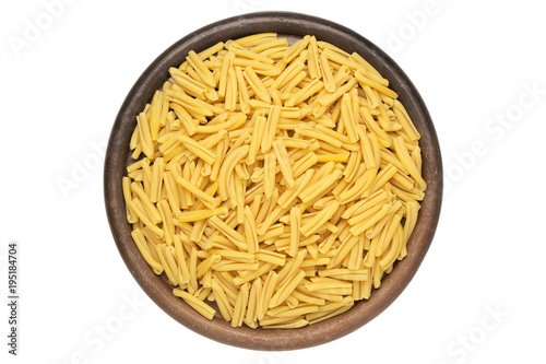pasta on a ceramic plate