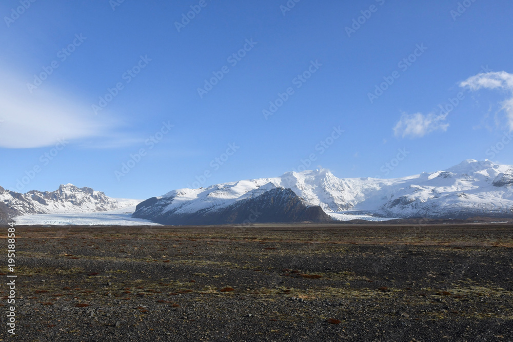 Iceland skaftafell Vatnajokull アイスランド ヴァトナヨークトル スカフタフェトル氷河