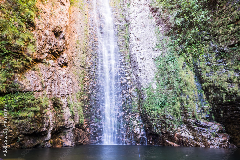 Obraz Cachoeira do Segredo - Chapada dos Veadeiros, Goias, Brazylia