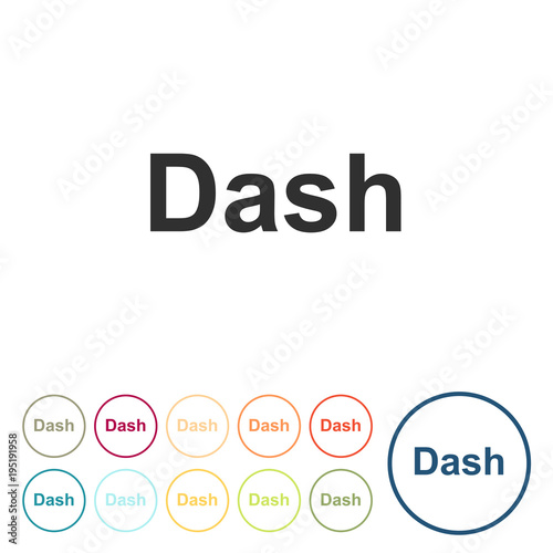 Runde Schaltflächen - Dash - App
