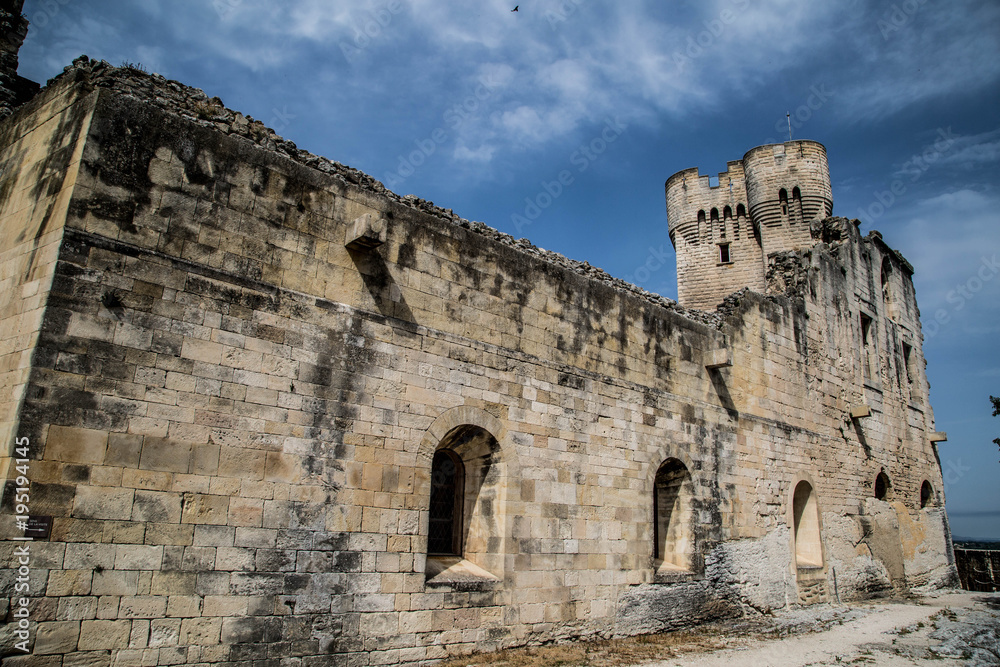 Gespenstisches altes Kastell / Fort aus dem Mittelalter