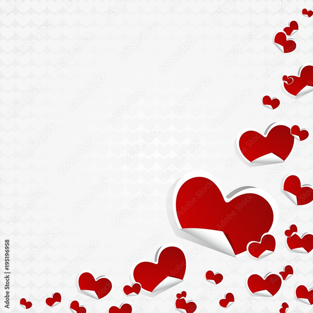 Happy Valentine's Day Greeting Card vector illustration