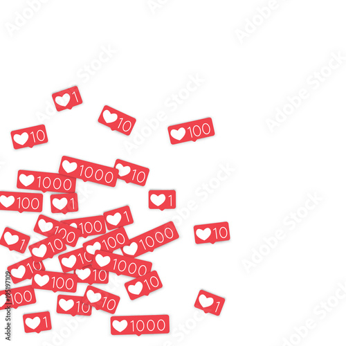 Social media counters.